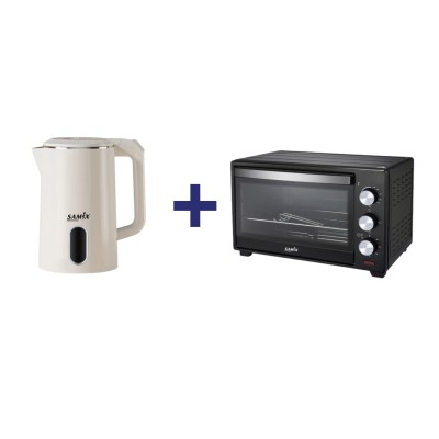 بكج فرن الكهرباء 30 لتر مع إبريق تسخين