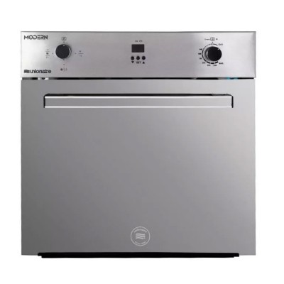 يونيون اير فرن غاز بيلت ان 60 سم مع شواية ومروحة BO66S1-119-DSF-MD-AL